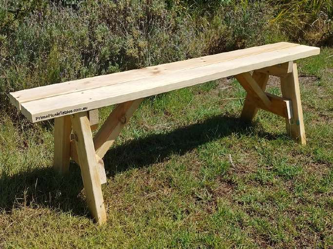 timber garden bench